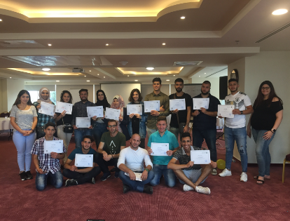 جذور تختتم ورشها التدريبية للرجال من القدس الشرقية ضمن مشروع تمكين المرأة في تلك المنطقة. 